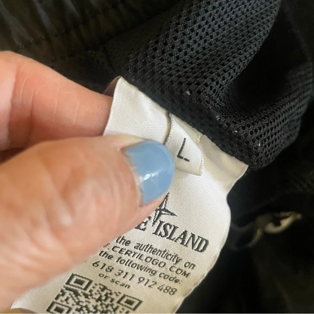 Stone Island Black Athletic Shorts size Large - Picture 7 of 11